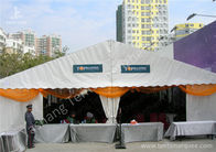 Hanging Ripples White Double Layer Textile Outdoor Event Tent With Aluminum Alloy Frame