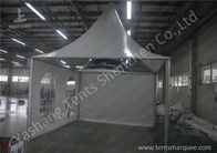 Clear And White Pvc Fabric Top High Peak Party Tent Transparent Soft Window