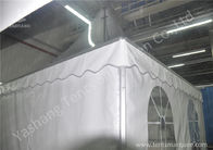 Clear And White Pvc Fabric Top High Peak Party Tent Transparent Soft Window