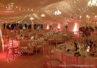 Garden Uv Resistant Banquet Luxury Wedding Tents Lighting System Choosen