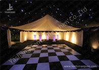 Outdoor Aluminum Luxury Wedding Tents Decorated with Flooring System