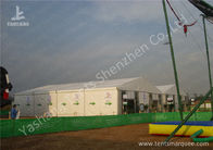 White PVC Fabric Cover Outdoor Party Tents / Aluminum Alloy Frame