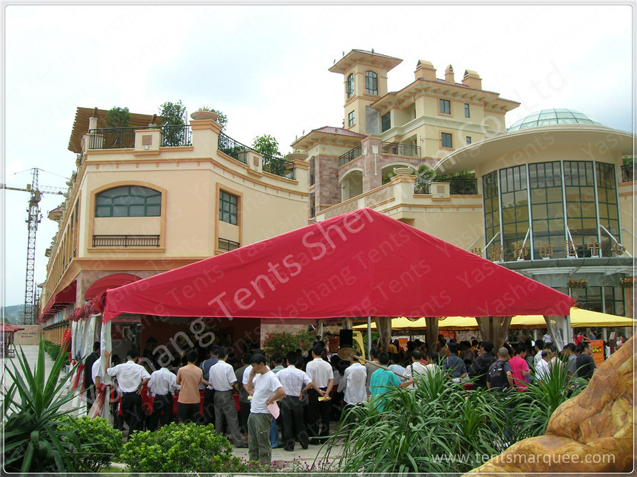 Red Roof Cover Outdoor Event Tent Garden Marquee Hire ISO CE Certification