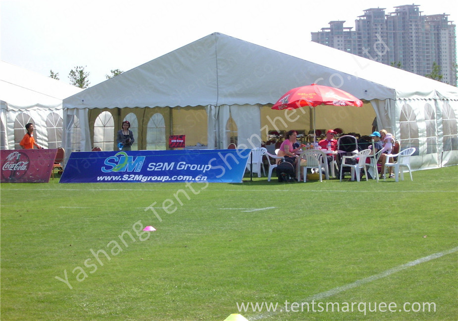 Array Ultraviolet White Fabric Cover Outdoor Event Tent Aluminum Profile