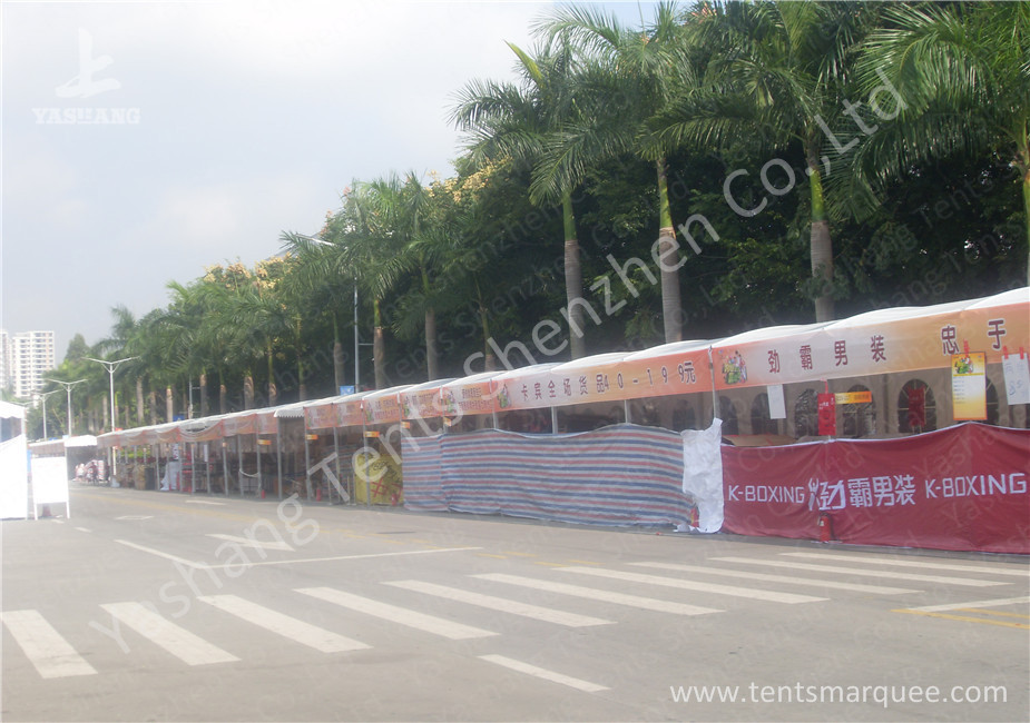 100 Percent Utilization Anodized Aluminum Frame Tents , Clear Span Fabric Structures