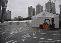 Aluminum Alloy Frame Outdoor Exhibition Tents with Hard Wall and Electric Shutter Door